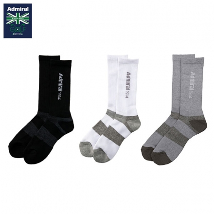 アドミラル ゴルフ ADMB6A04 ミドル ソックス ブラック(10)