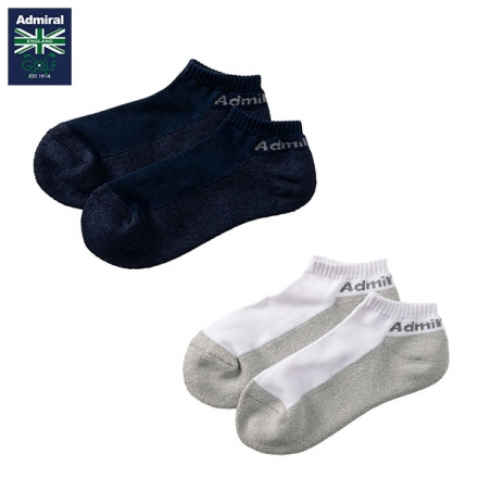 アドミラル ゴルフ ADMB6A05 ショート 和紙 ソックス ネイビー(30)