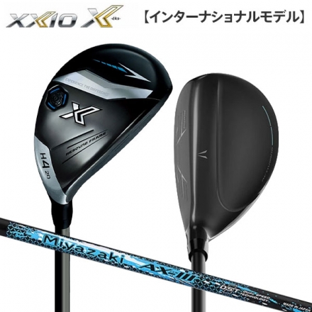 ダンロップ ゼクシオ エックス インターナショナルモデル ユーティリティー Miyazaki AX-3 カーボンシャフト #3/18度/SR