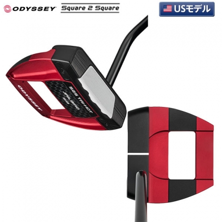 USモデルオデッセイ Square 2 Square TRI-HOT Jailbird SB パター ストロークラボ120 ブラック スチールシャフト シングルベント 34インチ