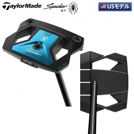 USモデル/日本未発売モデルテーラーメイド スパイダー ZT ブラック 3 Line パター 34インチ