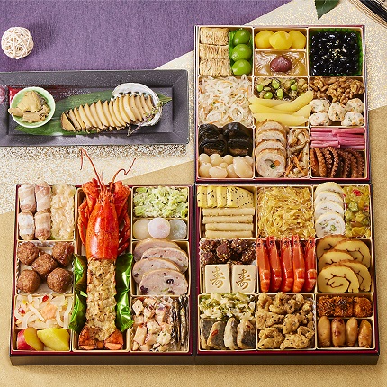 冷凍おせち 4～5人前 八.五寸和洋風三段重 板前魂の極 【販売終了日:2025年12月21日】