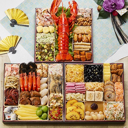 冷凍おせち 4～5人前 八.五寸和洋風三段重 板前魂の龍宮 【販売終了日:2025年12月21日】