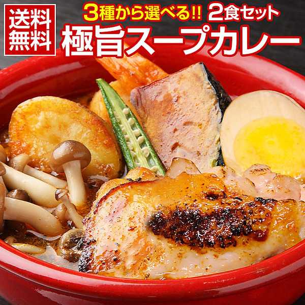 北海道極旨スパイシースープカレー2食