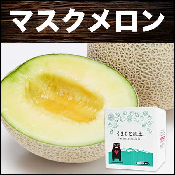 高級メロンの代表格「九州産マスクメロン」3Lサイズ1.5kg以上のものをお届け！