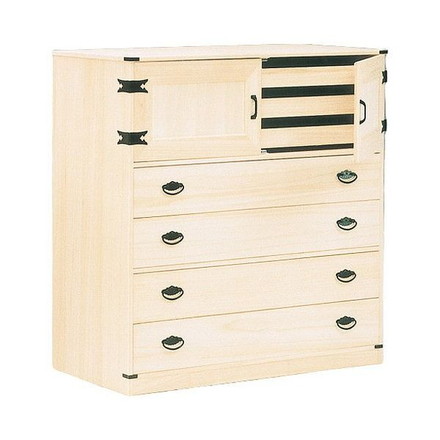 日本製 衣装タンス たんす タンス ナチュラル 薄茶 シンプル 桐たんす 収納 衣類収納 国産