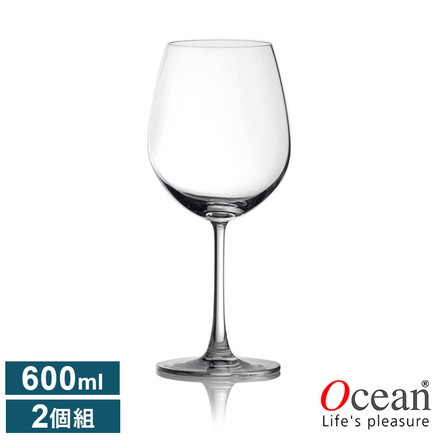 オーシャンマディソン ボルドーグラス 600ml 2個組 ワイングラス ガラス製 割れにくい ワイングラスセット ワイン ギフト