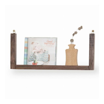 Latree(ラトレ) FUNシリーズ 無垢のウォールラック 360 ウォルナット材 木製 オイル仕上げ 高級感 飛騨家具 株式会社HIDAKAGU