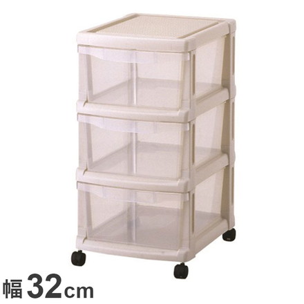 天馬 ユニフィット 組立式3段 カプチーノ 衣類収納 収納ケース チェスト クローゼット収納 押し入れ収納 押入れ収納