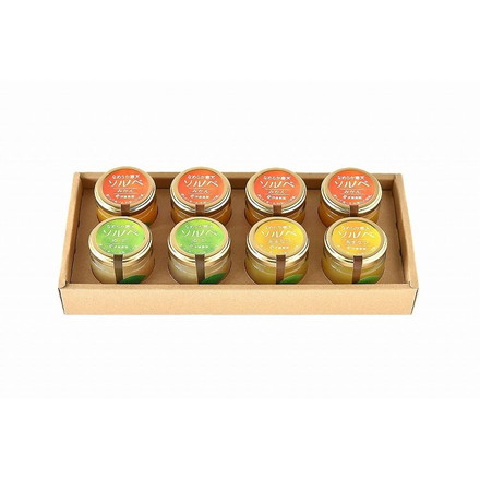 和歌山 「伊藤農園」 なめらか寒天ソルベ8個セット なめらか寒天ソルベ85ｇ（みかん×4個、ゆず・あまなつ×各2個）