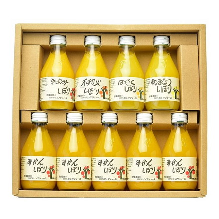 和歌山 伊藤農園 100%ピュアジュース180ml×9本セット ジュース