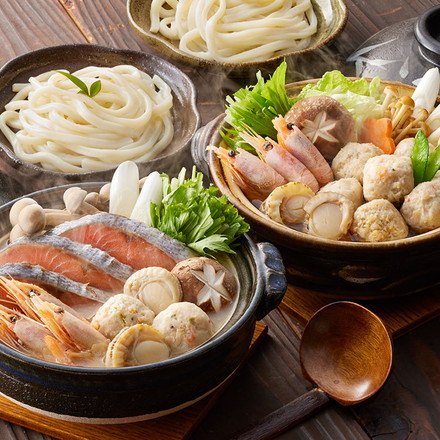 石狩鍋&海鮮つみれ鍋 食べ比べセット 鍋セット