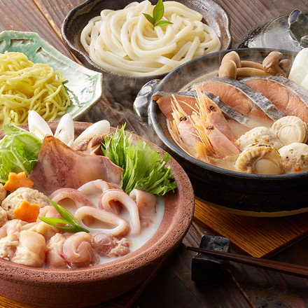 石狩鍋&鶏白湯鍋 食べ比べセット 鍋セット