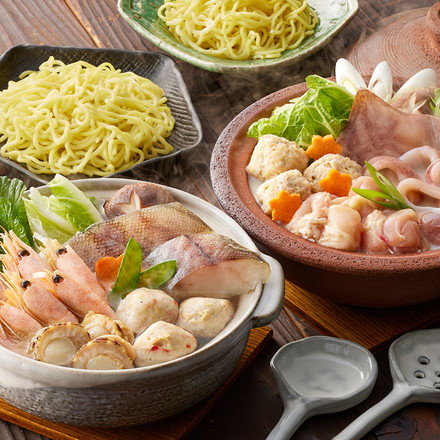 鶏白湯鍋&海鮮ちゃんこ鍋 食べ比べセット 鍋セット