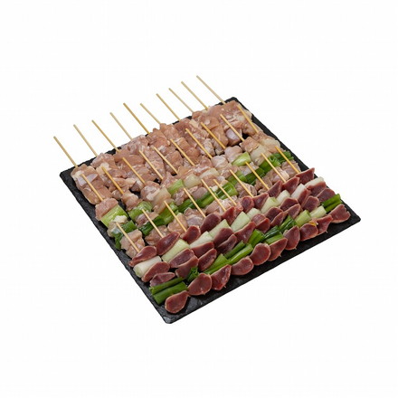 山口 長州どり 焼き鳥 セット 30本 もも ねぎま 砂肝 串焼 焼鳥 ももネギ間串×10本、もも串×10本、砂肝ネギ間串×10本