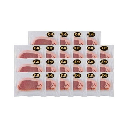 鹿児島県産黒豚使用ロースステーキ用 黒豚ロースステーキ60g（個包装）×22