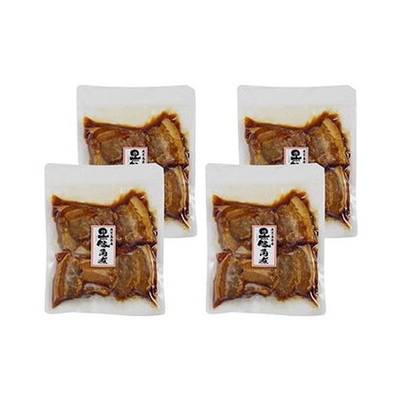 鹿児島県産 黒豚使用 豚角煮 黒豚角煮190g（固形量150ｇ・個包装）×4パック