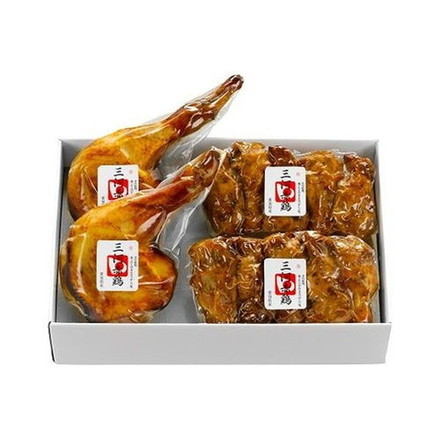 愛知 三河赤鶏 もも焼きと唐揚げ 赤鶏もも焼き2本(460g)、赤鶏手羽もと唐揚500g(5本×2)