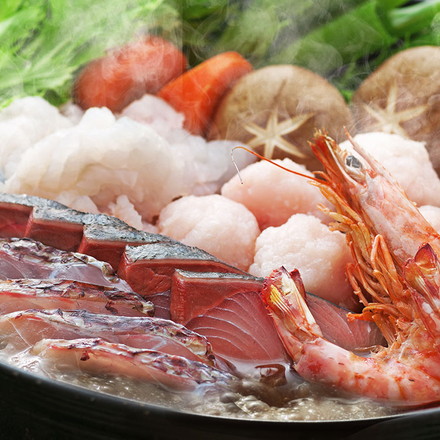大分 「豊後絆屋」 大分海鮮寄せ鍋 （ブリ切身100g、真鯛切身100g、車海老×3尾、はも切身100g、はもすり身100g、和風スープ250g×1）×2
