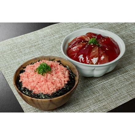 神奈川 「三浦三崎」 ネギトロ丼の具&漬け鮪丼の具セット 漬け鮪100ｇ×3、目鉢鮪すきみ100ｇ×3