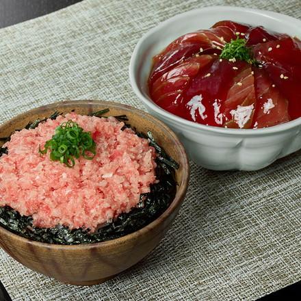 神奈川 「三浦三崎」 ネギトロ丼の具&漬け鮪丼の具セット 400g