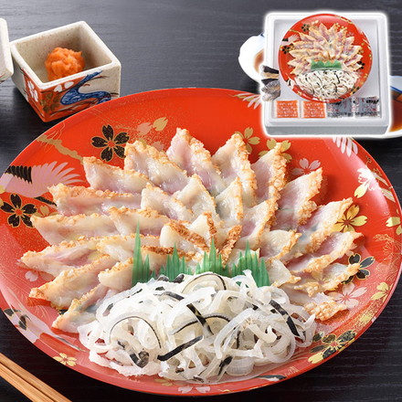 「関とら本店」 ふくたたき刺身セット 115g ふぐ とらふぐ 新生活 お祝い お取り寄せ