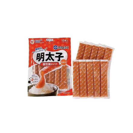 かねふく 無着色辛子めんたいこ個包装スティックタイプ3袋セット （30g×10本入）×3袋