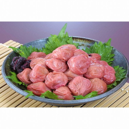 和歌山 紀州南高梅 昔風味 昔風味（しそ入）500g×2 （計1kg、塩分15%）