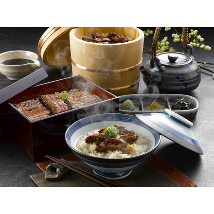 うなぎ割烹 一愼 蒲焼と一愼ひつまぶしセット