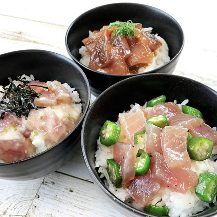 静岡 まぐろ惣菜丼の具 3種詰合せ 80g×4 計320g 漬けまぐろ旨塩丼の具160g（80g×2)×2、 冷凍