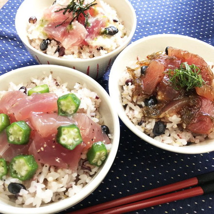 静岡 まぐろ惣菜丼の具 3種詰合せ 80g×4 計320g 4o3890070 冷凍