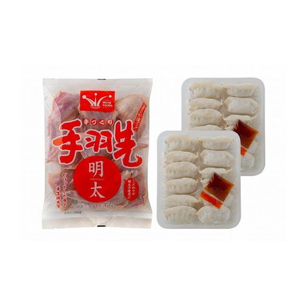 手羽めんたい&黒豚ぎょうざセット 手羽めんたい10本入×1、黒豚ぎょうざ12個入×2