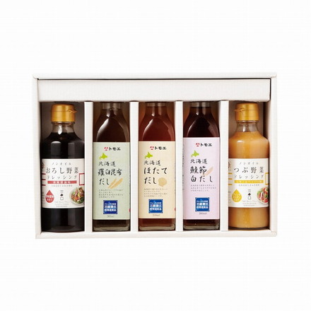 三國推奨 北海道だし & ドレッシング セット 5本