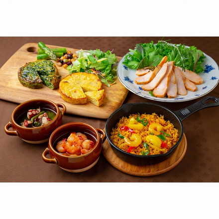 東京品川 「スペインバル モン テルセーロ」 スペイン料理セット