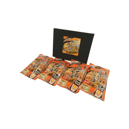 岡山 ひるぜん焼そば 8食入 380.4g（麺150g×2食入、タレ40g×2、山椒0.2g×2）×4袋