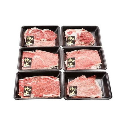 神戸牛うすぎり 神戸牛うすぎり(バラ肉、カタ肉) 200g×6