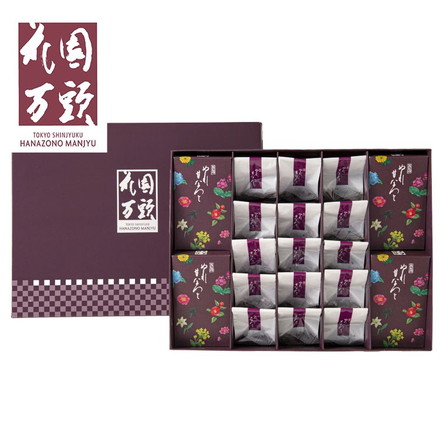 東京 新宿 「花園万頭」 ぬれ甘なつと詰合せ ぬれ甘なつと小箱×4、ぬれ甘なつとお手玉×15