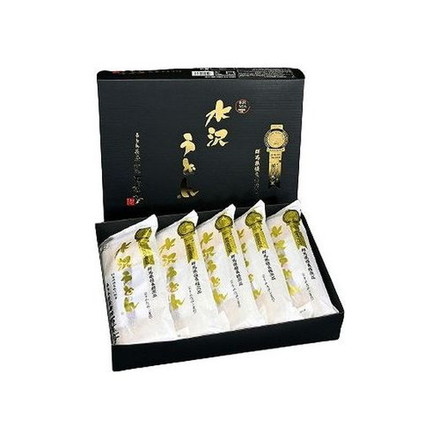 群馬 万葉亭 水沢うどん詰め合わせセット 半生麺300ｇ×5袋、めんゆつ50ｍｌ×5袋、ごま2.5ｇ×5袋