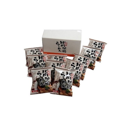 秋田比内地鶏らーめん醤油味 乾麺10食 （麺70ｇ、スープ40ｇ）×10袋