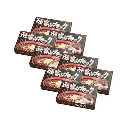 富山ブラックラーメン いろは 醤油味 乾麺16食 ラーメン ご当地ラーメン （麺70g×2 スープ47g）×8箱