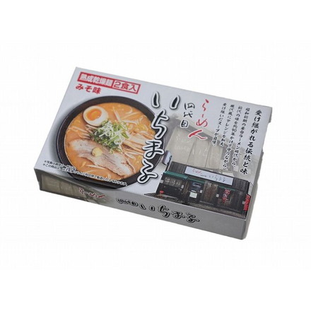 札幌らーめん 「四代目いちまる」 味噌味 8食 （箱70g×2、スープ50g×2）×4箱