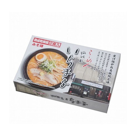 札幌らーめん 「四代目いちまる」 味噌味 12食 「4代目いちまる」味噌味2食×6箱(各麺70ｇ・スープ付き)