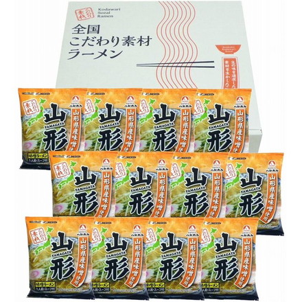 山形 味噌ラーメン 12食セット ご当地ラーメン （麺80ｇ・スープ36ｇ）×12袋