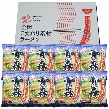 青森 魚介豚骨醤油ラーメン 8食セット ご当地ラーメン （麺80ｇ・スープ46ｇ）×各8袋