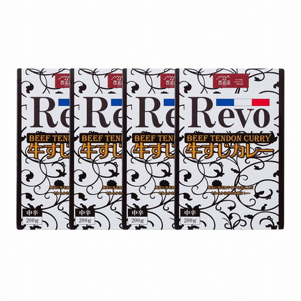 大阪 「洋食Revo」 和牛すじカレー 4箱 洋食 カレー 200g×4箱