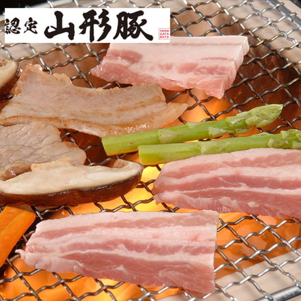 山形 山形県食肉公社認定 山形豚 バラ焼肉 1kg