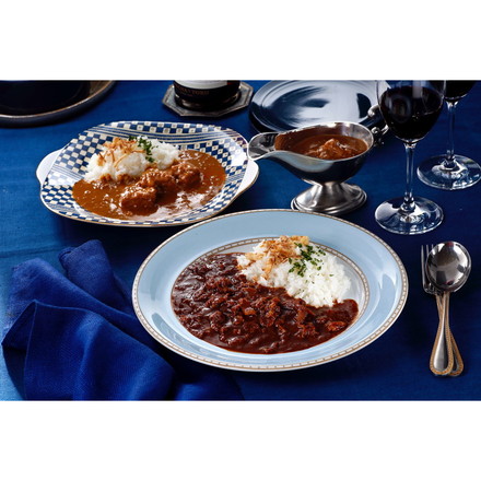 神戸・元町 アシエット ハッシュドビーフとビーフカレー カレー