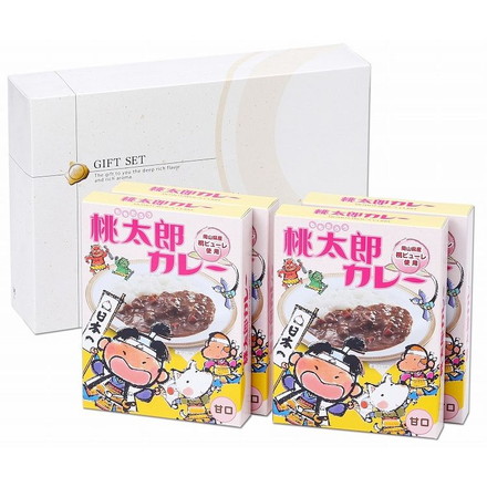 岡山 桃太郎カレー 甘口 4箱セット ビーフカレー（甘口）180ｇ×4