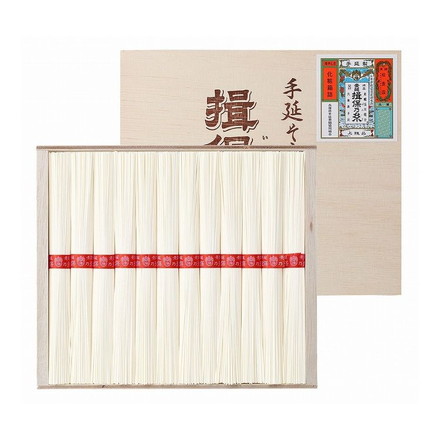 揖保乃糸 上級木箱入り 12束 50g×12束 計600g 常温