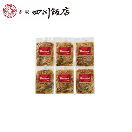 東京 赤坂四川飯店 監修 青椒肉絲丼の具 6個セット